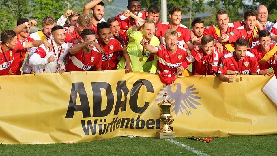 Am Ende konnte sich der Favorit durchsetzen: Im WFV-Pokalfinale gegen die Stuttgarter Kickers siegte der U19-Nachwuchs des VfB Stuttgart mit 1:0. F: Lommel