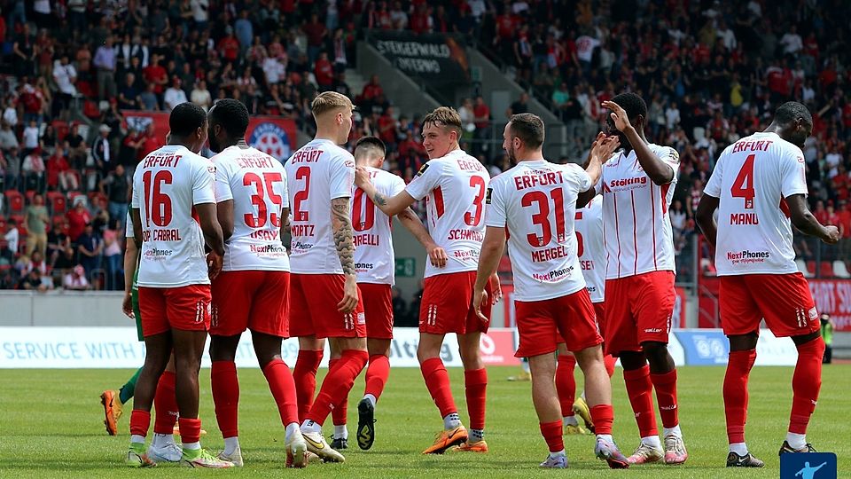 Der FC Rot-Weiß Erfurt eröffnet die neue Regionalliga-Saison am 28.07.2023.