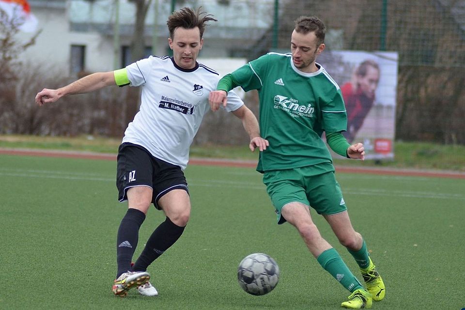 Jani Cremer (l.) schoss für die SGN das wichtige 1:0 in Gey. 