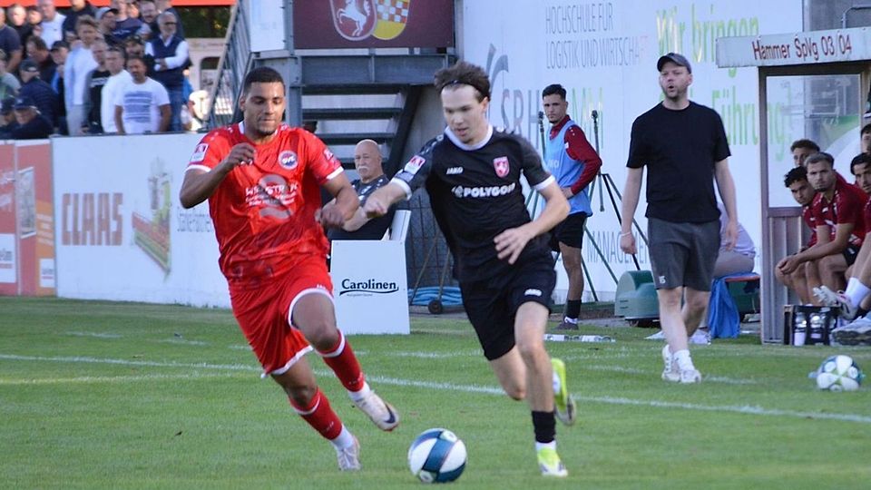 1200 Zuschauer sahen das Landesliga 4-Derby in Hamm. 