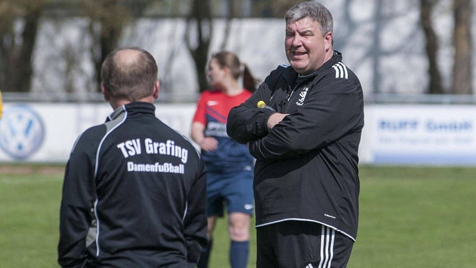 TSV-Coach Haseitl war trotz der 1:8-Niederlage nicht unzufrieden mit seiner Mannschaft. 