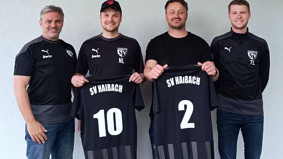 Von links nach rechts: 1. Vorstand Rudi Dilger, Co-Trainer Nico Lex, Trainer Markus Rainer und Abteilungsleiter Tobias Lex.