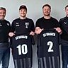 Von links nach rechts: 1. Vorstand Rudi Dilger, Co-Trainer Nico Lex, Trainer Markus Rainer und Abteilungsleiter Tobias Lex.