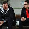 Drücken auch in der nächsten Spielzeit gemeinsam die Trainerbank: SCBV-Chefcoach (links) Gediminas Sugzda und sein Co-Trainer Julian Hoch.