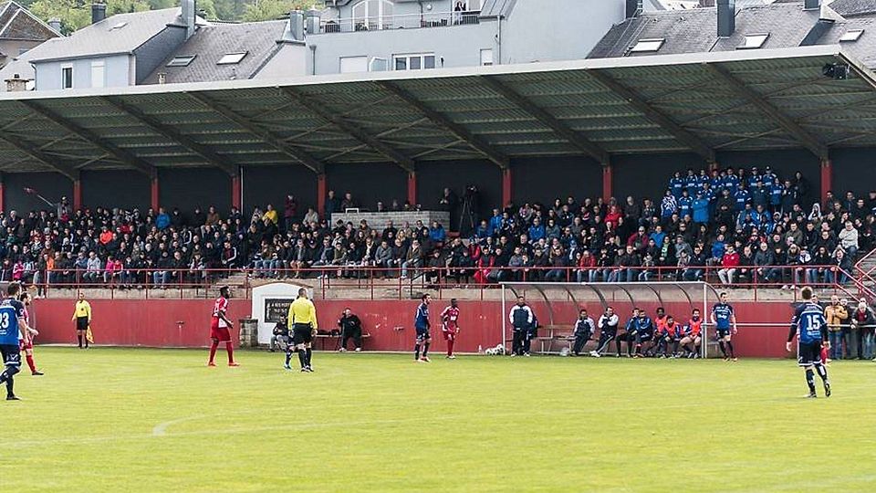 Das Stadion in Rodange wird z.Z. renoviert - 