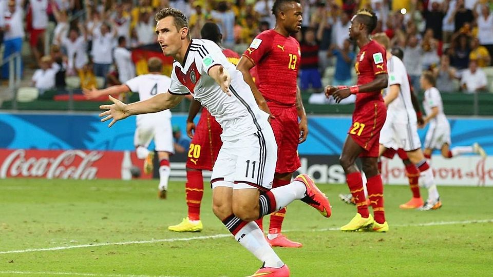 Bei der WM 2014 krönte sich Miroslav Klose zum besten WM-Torschützen aller Zeiten.