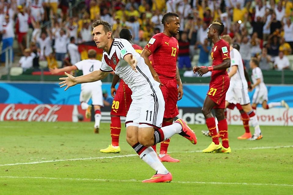 Bei der WM 2014 krönte sich Miroslav Klose zum besten WM-Torschützen aller Zeiten.