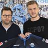 Dennis Srbeny (r.) kehrt zum SC Paderborn zurück und trifft dort auf seinen ehemaligen Teamkollegen Kai Pröger. 