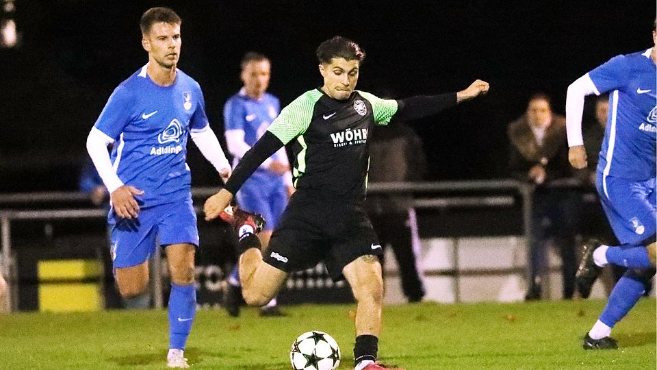 Nicht konsequent im Abschluss waren die Kicker des SVA Palzing bei der 1:2-Pleite in Kranzberg. Hier probiert es Noah Staudt.