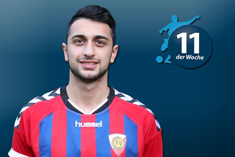 Efkan Bekiroglu gelang zum zweiten Mal in der Saison - nach dem 4:0 gegen 1860 Rosenheim im August -  ein Viererpack. Montage: FuPa