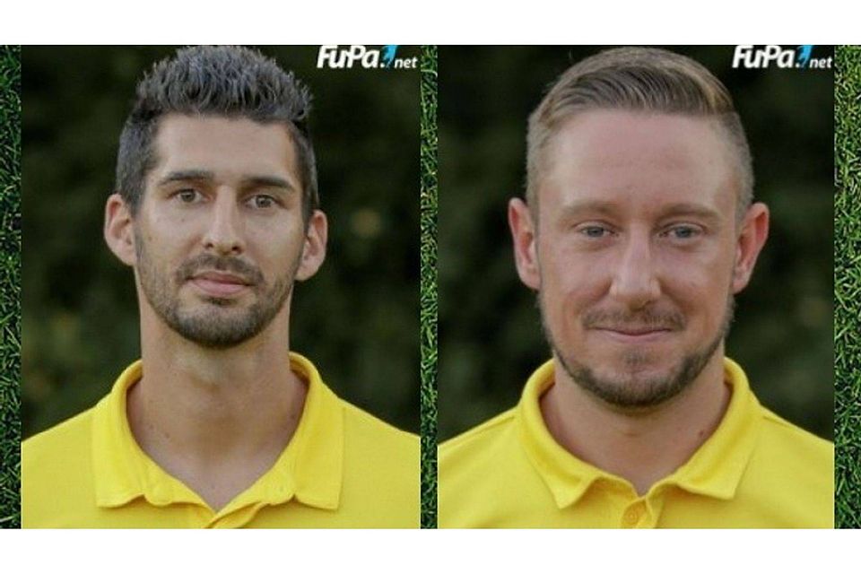 Weiter beim SV 07 Geinsheim: Kim Ginkel (links) und Florian Auer. Fotos: Dominik Claus