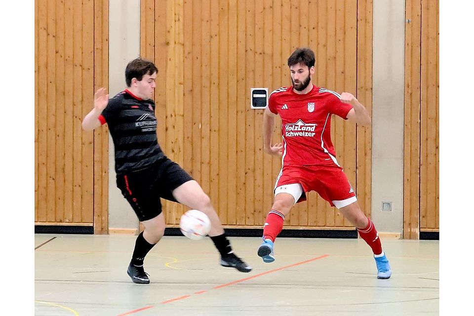 Rückkehrer bene Multerer im Spiel gegen Fuchstal