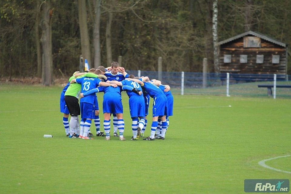 Testspielsieg: Briesen II (im Bild) schlägt den FC Union Frankfurt. Foto: Thomas Sabin