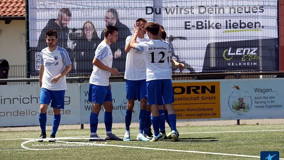 Jubeln konnte die SG Bremthal in dieser Saison schon oft: Dem Team gelang der perfekte Start, aus sechs Spielen sechs Siege mitzunehmen.