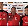 Michael Wallner (r.) und Bruno Goncalves bleiben beim TSV 1860 Rosenheim. Foto: TSV 1860 Rosenheim