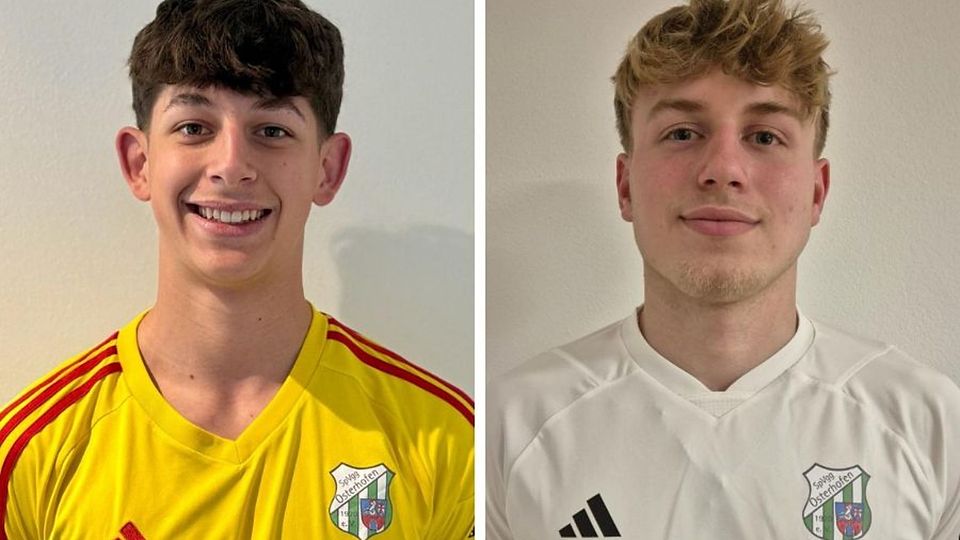 Leon Junger (li.) und Maximilian Schramm wechseln zur SpVgg Osterhofen 