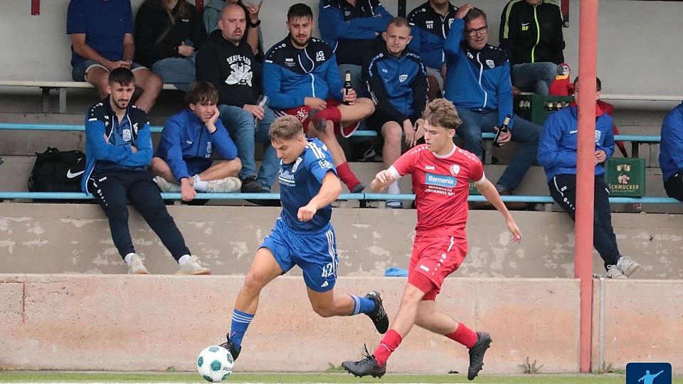 Nur hinterher laufen konnten die Spieler des TSV Aschbach im Spiel gegen Auerbach II.