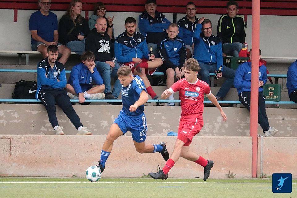 Nur hinterher laufen konnten die Spieler des TSV Aschbach im Spiel gegen Auerbach II.