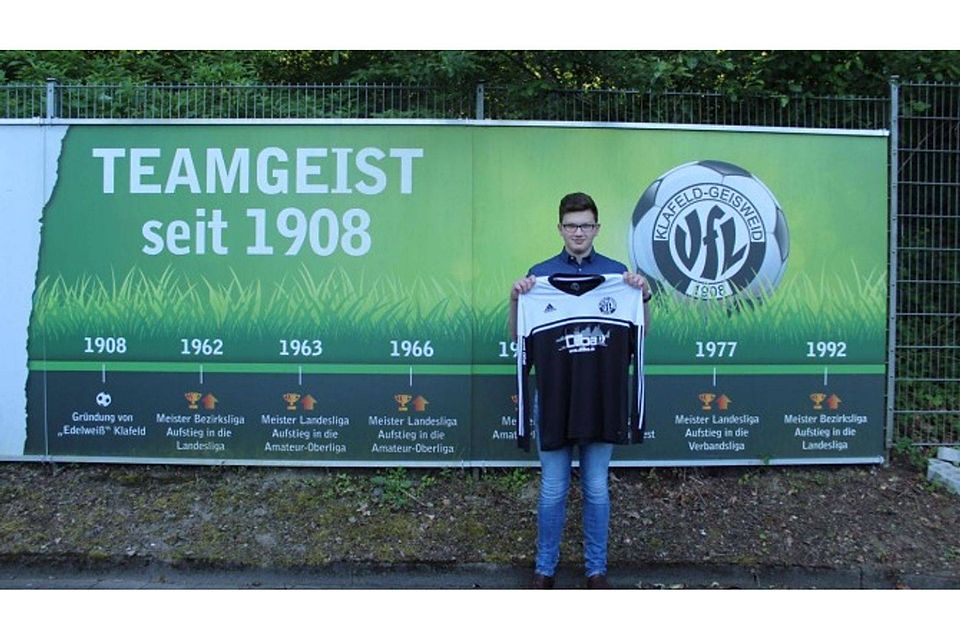 Simon Schuhen wechselt aus der A-Jugend des SV Netphen ins Hofbachstadion.  Foto: Verein