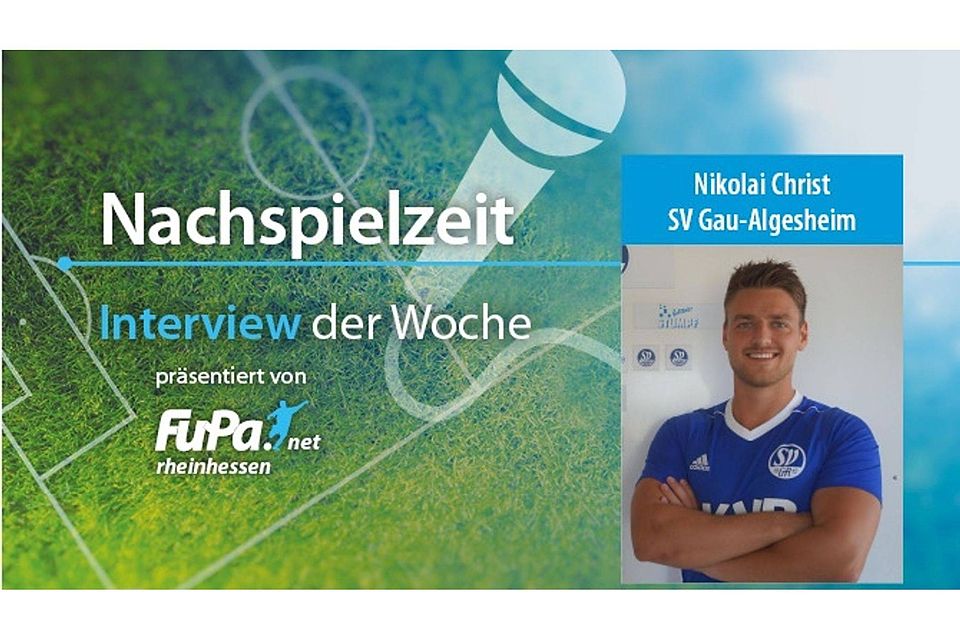 Heute zu Gast in unserem "Interview der Woche": Nikolai Christ. Der Kapitän vom SV Gau-Algesheim hat mit seiner Mannschaft gute Chancen in die A-Klasse aufzusteigen. F:  Thomas Klöckner/ Ig0rZh – stock.adobe