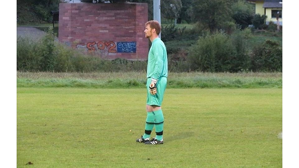 Diedesheims Torhüter D. Gutte.                                               Foto: SMD