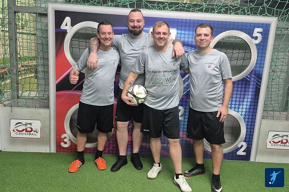 Team Centerball nach dem Sieg gegen Burgweinting