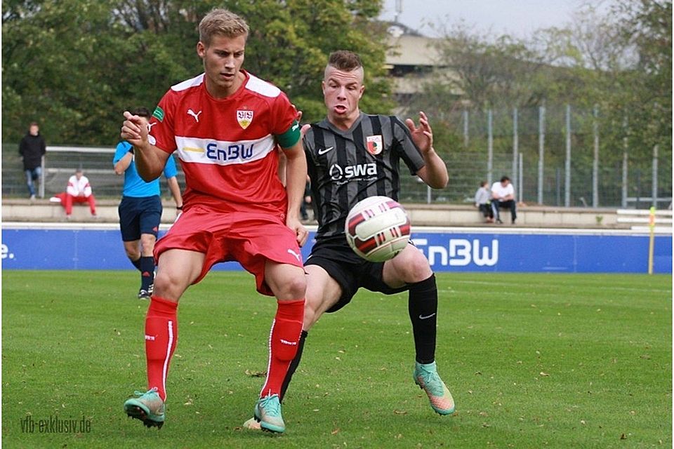 VfB-Kapitän Mart Ristl bot gegen die Münchner Löwen eine überzeugende Leistung und erzielte den Treffer zum zwischenzeitlichen 2:0. F: Lommel