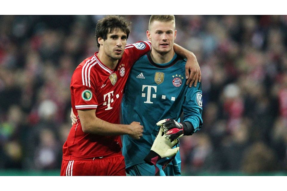 Lukas Raeder stand schon mit den ganz großen Stars des FC Bayern auf dem Platz.  sampics / Stefan Matzke / sampics