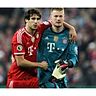 Lukas Raeder stand schon mit den ganz großen Stars des FC Bayern auf dem Platz.  sampics / Stefan Matzke / sampics
