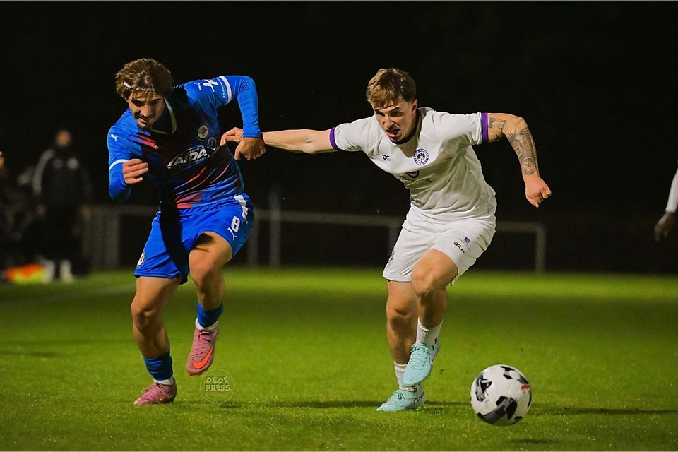 Fabian Graupner (re) für Tebe in Aktion