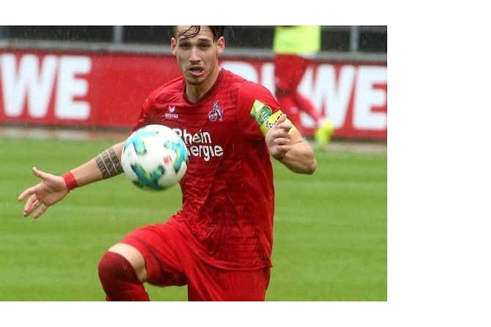 Jonas Hildebrandt erzielt die Führung für die U 21 des 1. FC Köln