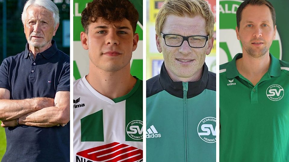 Große Namen engagieren sich in der SVS-Jugend: Konrad Behringer (v.li.), Daniel Zillner, Florian Stecher und Christian Süß.