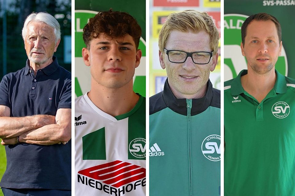 Große Namen engagieren sich in der SVS-Jugend: Konrad Behringer (v.li.), Daniel Zillner, Florian Stecher und Christian Süß.