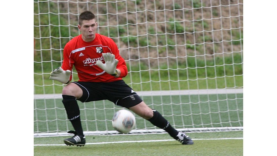 Matthias Neiter ist der starke Rückhalt beim VfB Oberndorf (Foto Senzel)