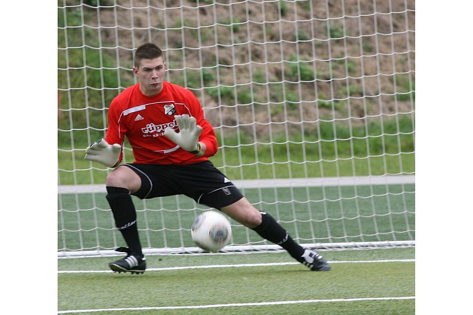 Matthias Neiter ist der starke Rückhalt beim VfB Oberndorf (Foto Senzel)