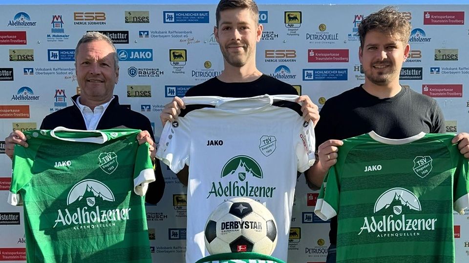 Das künftige Trainerteam des TSV Siegsdorf (v.l.n.r.): Christoph Reiter, Felix Maaßen und Josef Wittmann. –