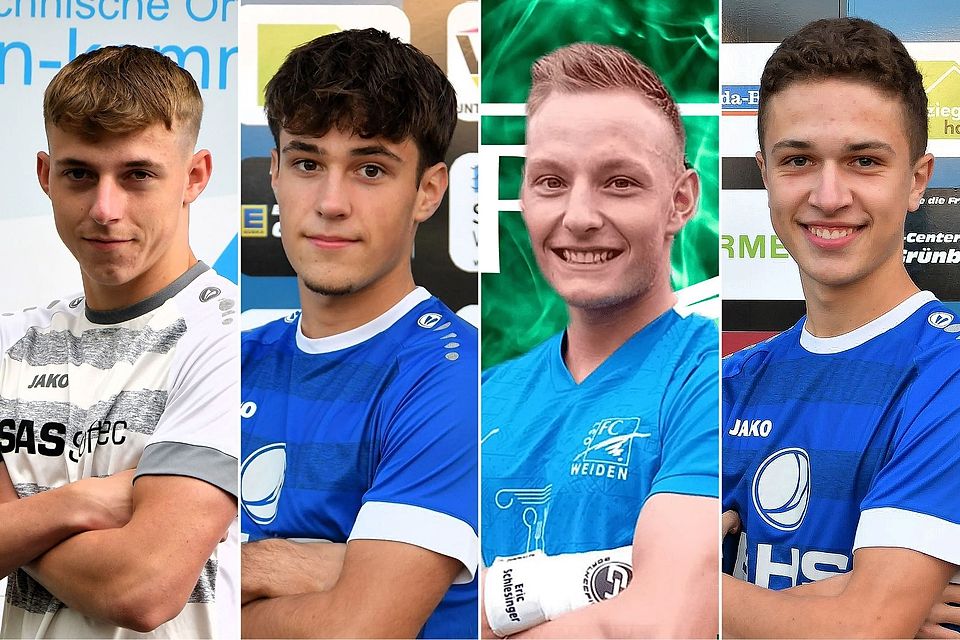 Neue Gesichter fürs Bezirksligateam der SpVgg SV Weiden (von links): Jan Runge, Nico Braunschläger, Eric Schlesinger und Patrick Gleißner.