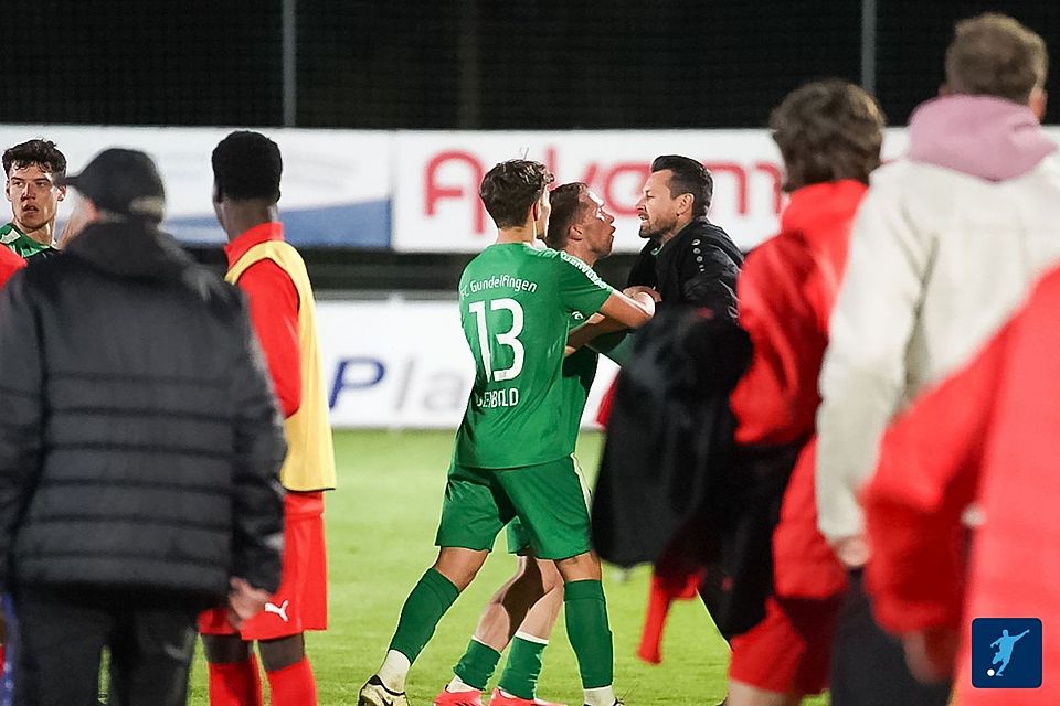Auch nach dem Spiel hatten sich die Gemüter noch nicht bei allen beruhigt
