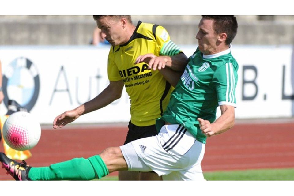 FC Amberg und FC Sand trennten sich 1:1.  Archivfoto: Baier