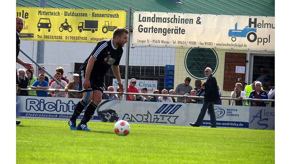 Konnte als Torschütze glänzen: Mittelfeldmann Matthias Härtl (TSV Konnersreuth) F: Selch