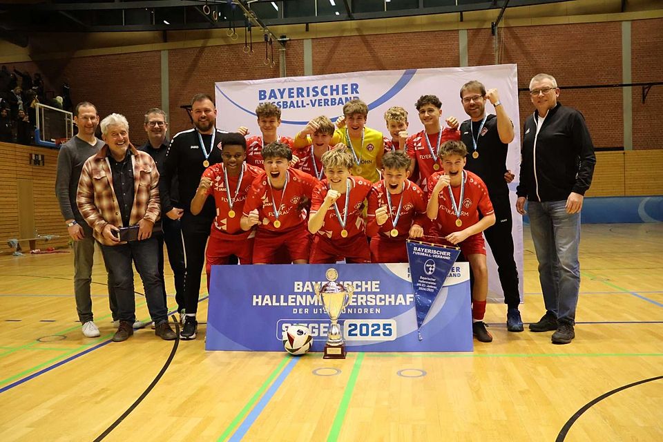Die U15 der Würzburger Kickers durfte am Ende jubeln 