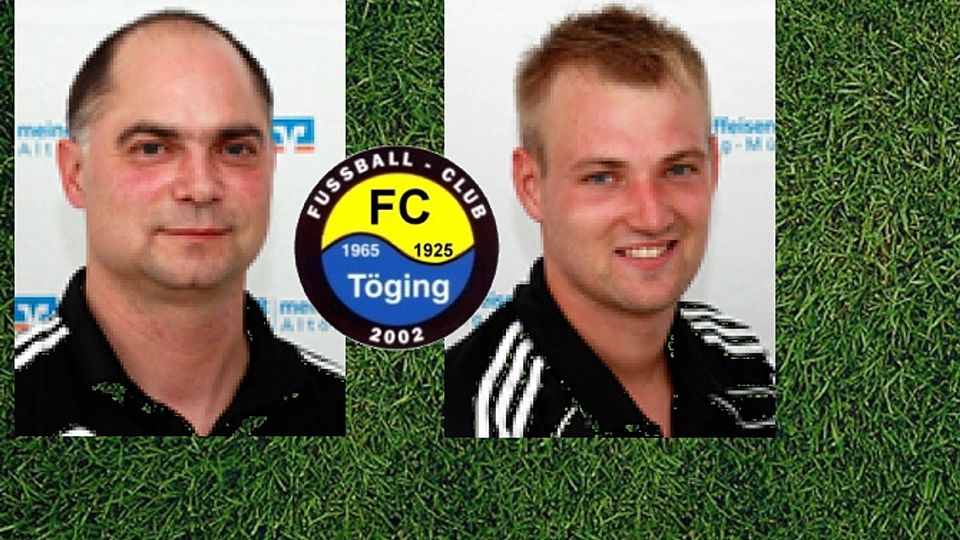 Udo Sigrüner (l.) und Benjamin Sigl sind in Töging zurück getreten Fotomontage: FuPa.net