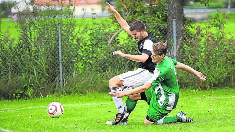 Trotz Zwei-Tore-Führung gab es am Ende nur einen Punkt für Polling.