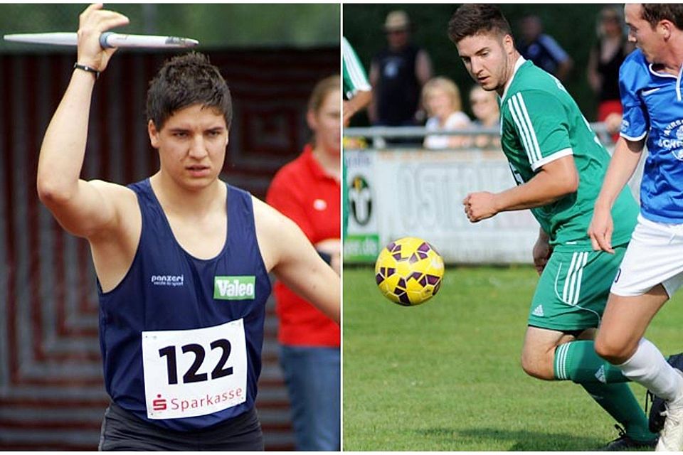 Einst war Markus Kosok ein äußerst talentierter Speerwerfer, ...nun spielt er wieder für den TSV Harburg Fußball.