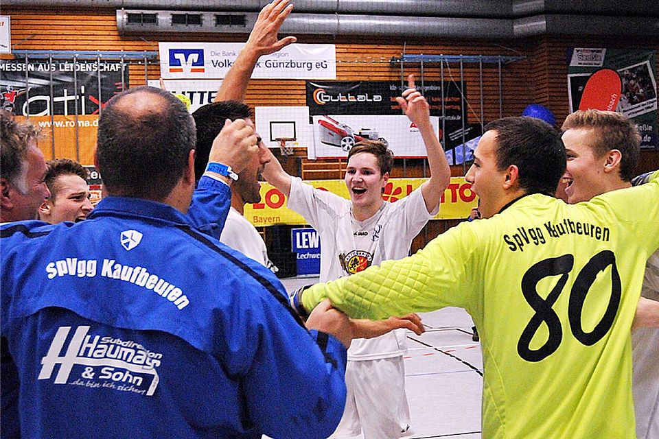 Die SpVgg Kaufbeuren startet am 27. Dezember in eigener Halle das Unternehmen Titelverteidiger. Im Januar wurden die Allgäuer schwäbischer Futsalmeister.  F.: Walter Brugger