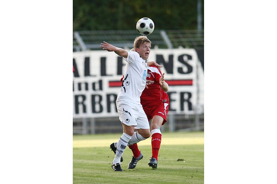 Andreas Mayer war früher der Ulmer Anführer in Derbys gegen den SSV Reutlingen. Hier ist er 2009 mit den ?Spatzen? an der Kreuzeiche zu sehen.
