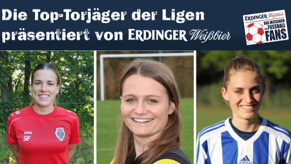 Sandra Funkenhauser, Verena Kiermeier und Mona Schomber zählen zu den besten Torjägerinnen der Bezirksliga 01.