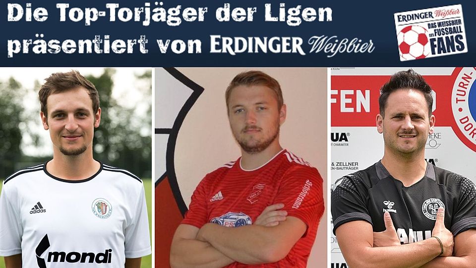Gerhard Thalmaier (r.) schiebt sich auf den dritten Platz der Torschützenliste der Bezirksliga Ost.