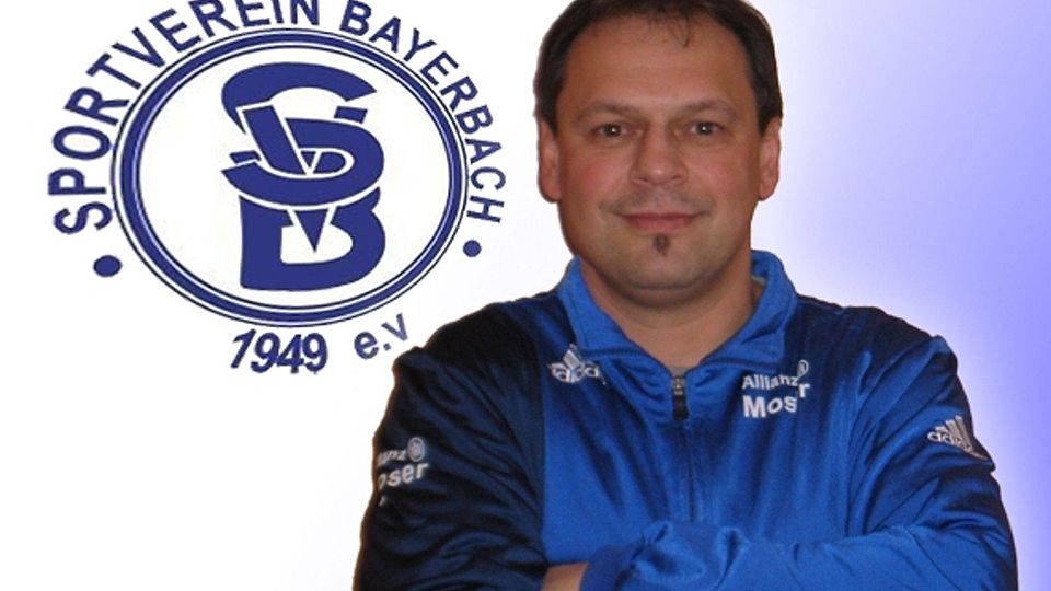 Der neue Trainer des SV Bayerbach: Franz Huber Montage: Santner