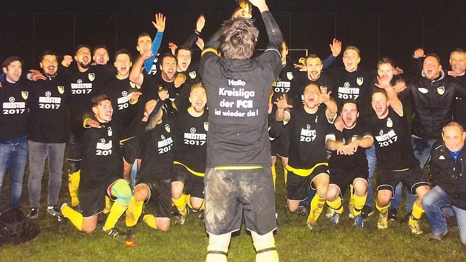 Der FCE ist wieder da: Aufstieg in die Kreisliga 2017.